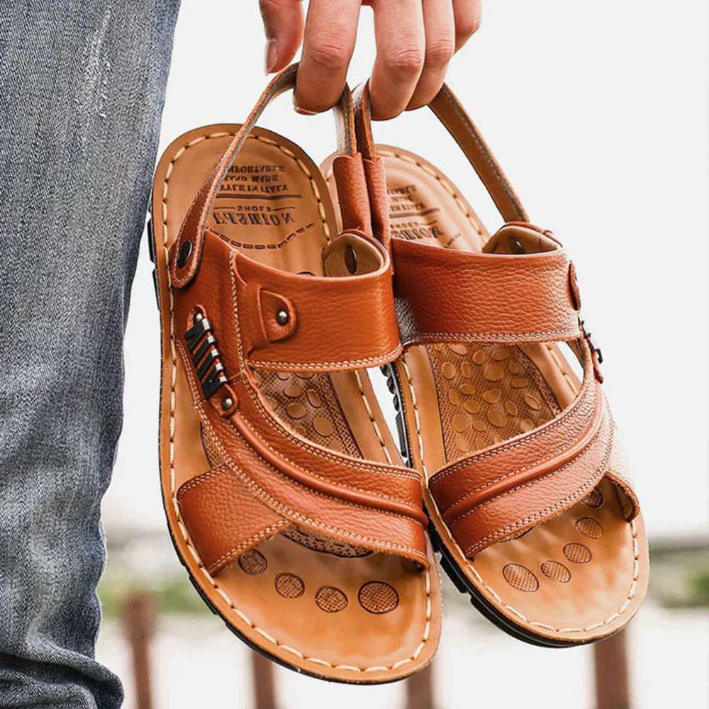 Sandalias ortopédicas premium para hombre.